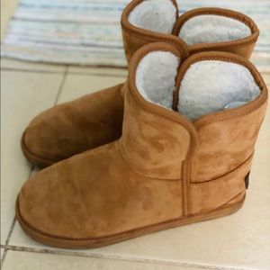 Nautica faux fur boots women